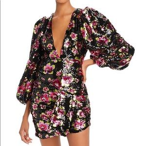 For love and lemon Morrison Rose Sequin Mini Dress